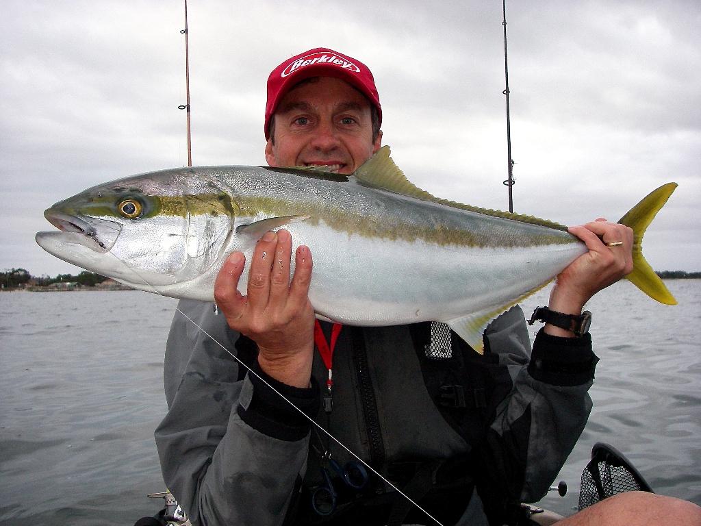 Live baiting for kingfish from a kayak will put yourability and  gear to the test © Gary Brown
